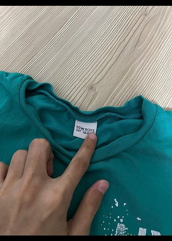 8 Yaş Beden turkuaz Renk Erkek çocuk tshirt