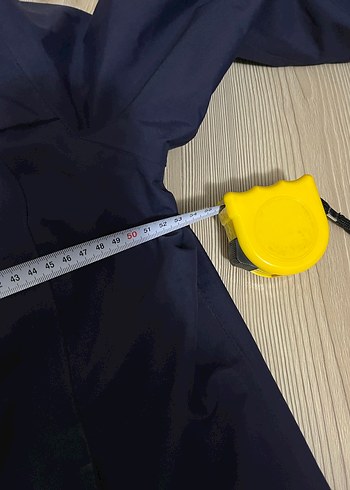 Düğmeli Lacivert Midi Erkek mont - Görsel 10