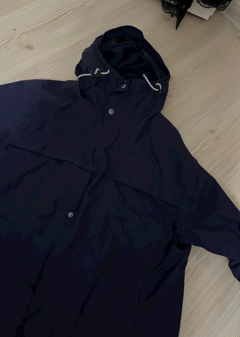 Düğmeli Lacivert Midi Erkek mont - Görsel 4