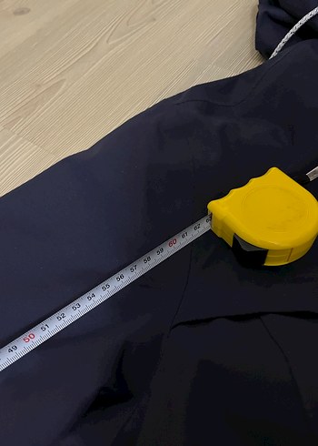 Düğmeli Lacivert Midi Erkek mont - Görsel 13