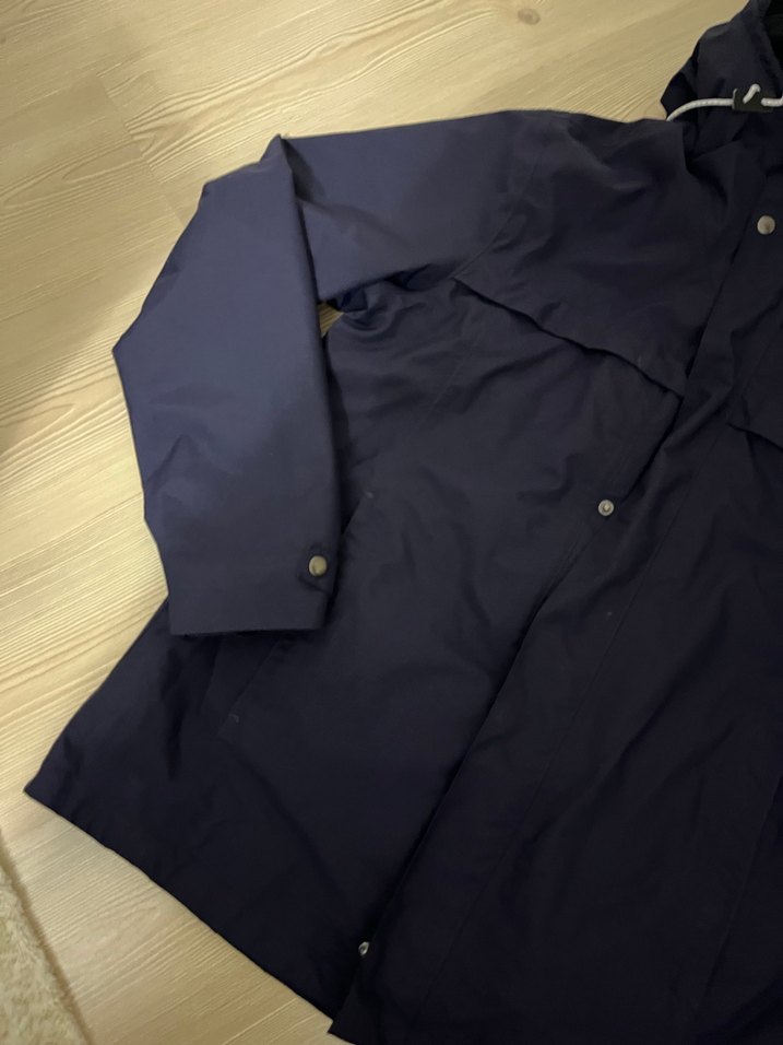 Düğmeli Lacivert Midi Erkek mont - Görsel 5