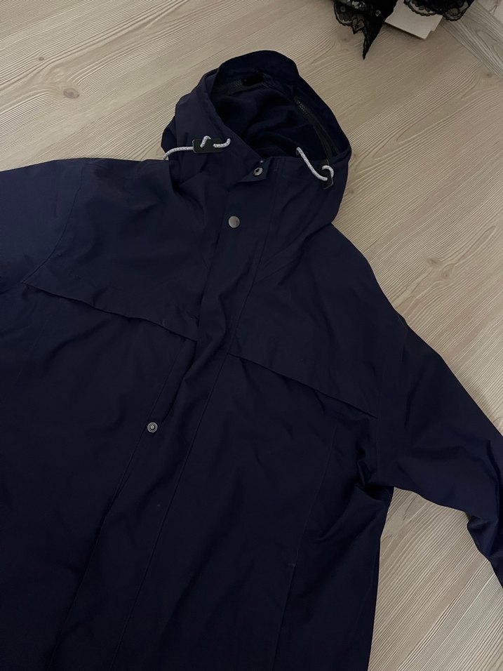 Düğmeli Lacivert Midi Erkek mont - Görsel 4