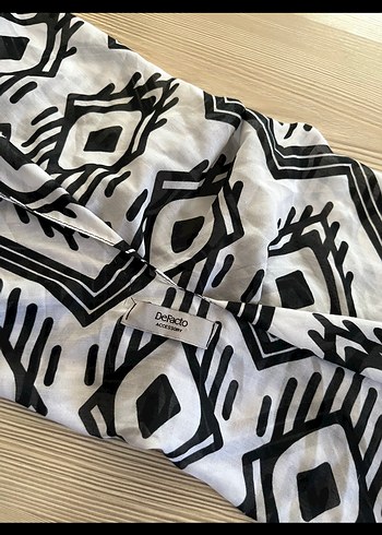 Bohem Gri Kadın Uzun Salaş Püsküllü pareo - Görsel 6