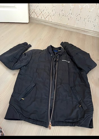Fermuarlı Siyah Erkek Fleece mont