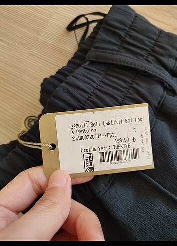 s Beden Kadın bol paça pantolon