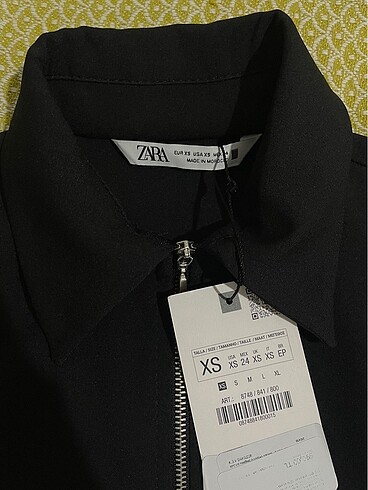 xs Beden Zara elbise