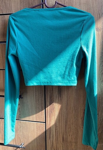 xs Beden Uzun kollu crop
