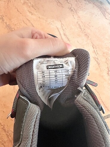 38 Beden Decathlon waterproof Kadın Bot | 38