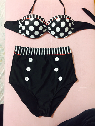 Yüksek bel bikini