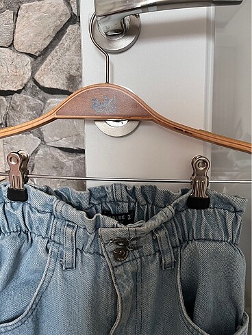 27 Beden mavi Renk Beli büzgülü Kot pantolon