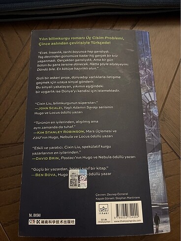  Üç cisim problemi Cixin Liu