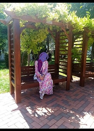 38 Beden pembe Renk çiçek desenli elbise#