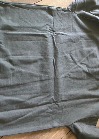 Gri Baskılı Kadın Sweatshirt - Görsel 9