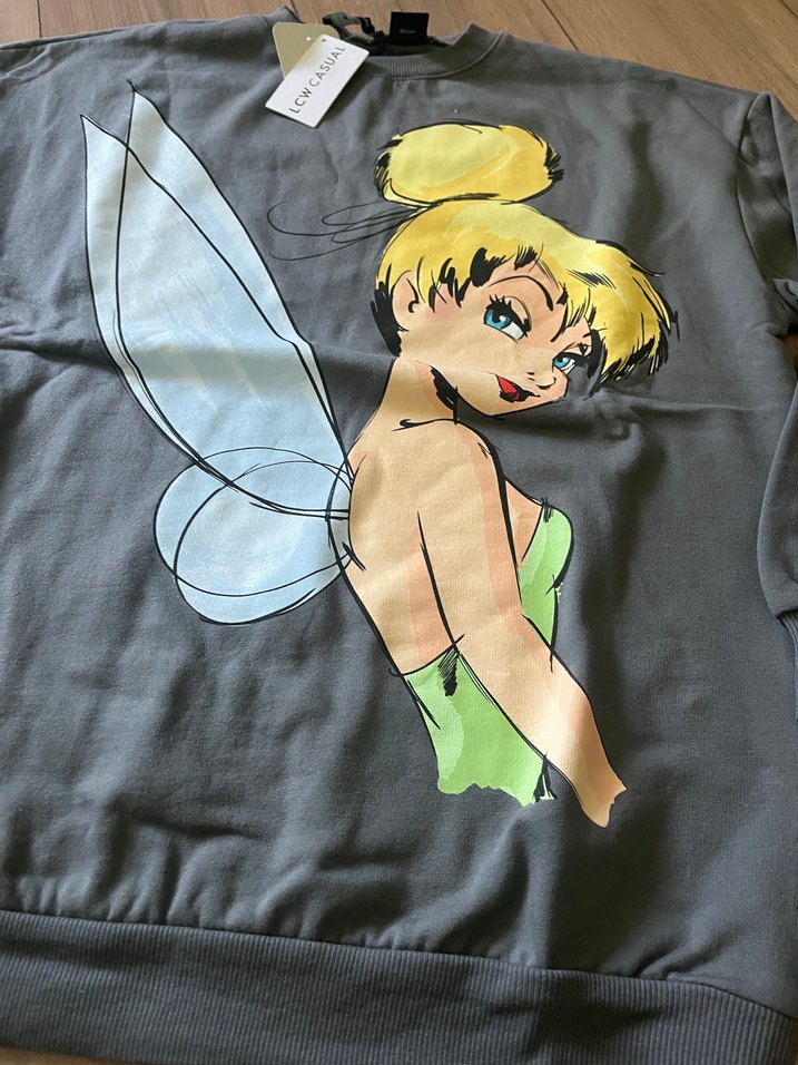 Gri Baskılı Kadın Sweatshirt - Görsel 4