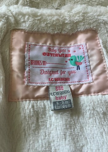 Kız Çocuk Kapüşonlu Düğmeli şişme mont - Görsel 5