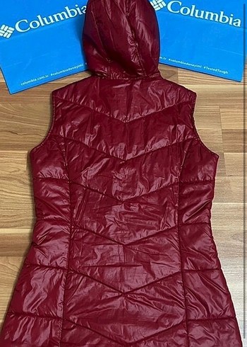 U.S Polo Bordo Kapüşonlu Kadın şişme yelek - Görsel 2