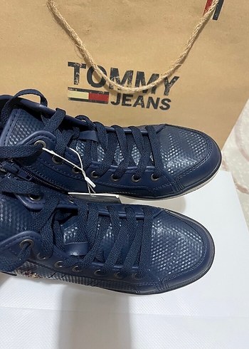 Lacivert Yılan Desenli Kadın bot - Görsel 8