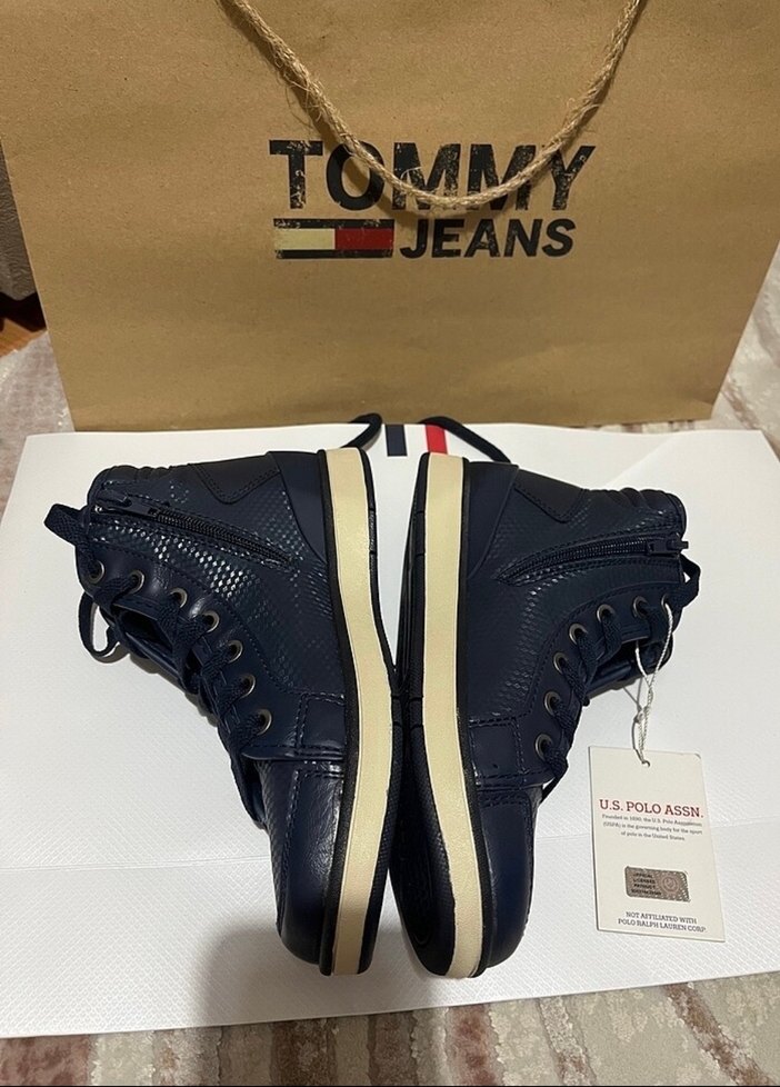 Lacivert Yılan Desenli Kadın bot - Görsel 4