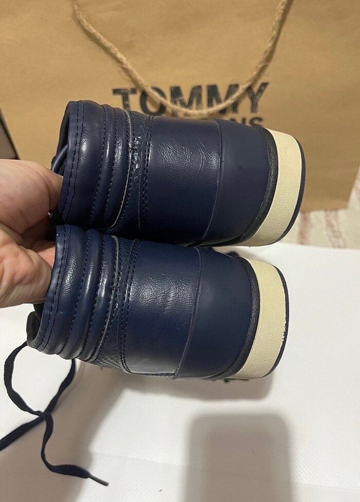 Lacivert Yılan Desenli Kadın bot - Görsel 5