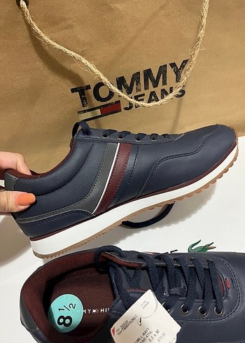 41 Beden Tommy Jeans Erkek lacivert Bağcıklı Sneakers
