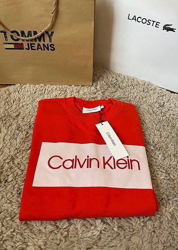 Calvin Klein Baskılı unisexSweatshirt