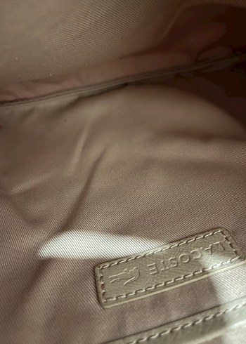 Lacoste Kırmızı Deri Kadın Çanta - Görsel 7