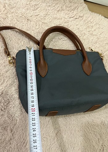 Gri Kahverengi Minimalist Kadın Çanta - Görsel 9