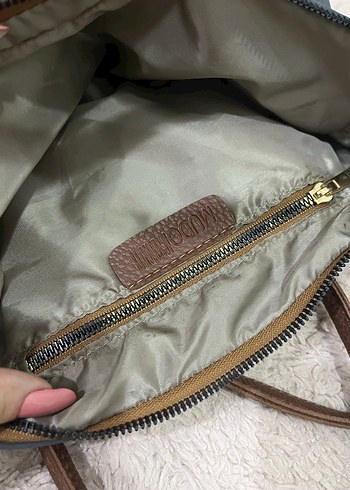 Gri Kahverengi Minimalist Kadın Çanta - Görsel 6