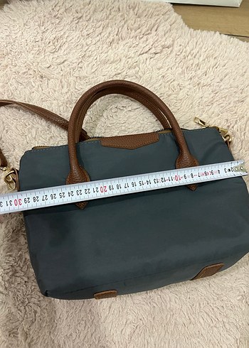 Gri Kahverengi Minimalist Kadın Çanta - Görsel 10