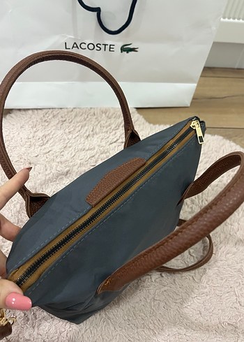 Gri Kahverengi Minimalist Kadın Çanta - Görsel 5