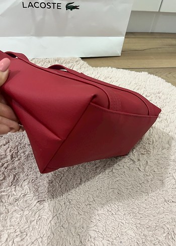 Kırmızı Fermuarlı Kadın El Çantası - Görsel 4