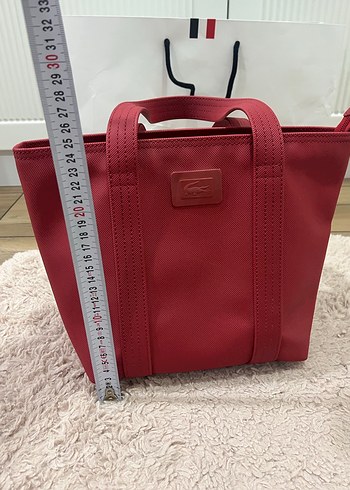 Kırmızı Fermuarlı Kadın El Çantası - Görsel 13