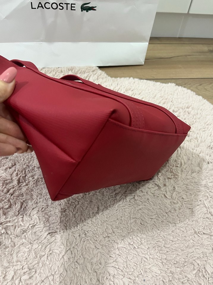 Kırmızı Fermuarlı Kadın El Çantası - Görsel 4