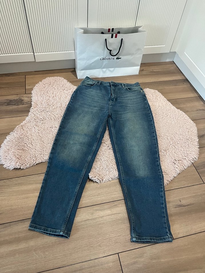 Mavi Rahat Kesim Kadın Denim Pantolon - Görsel 2