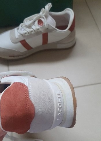 Lacoste Beyaz Bağcıklı Spor Ayakkabı - Görsel 4