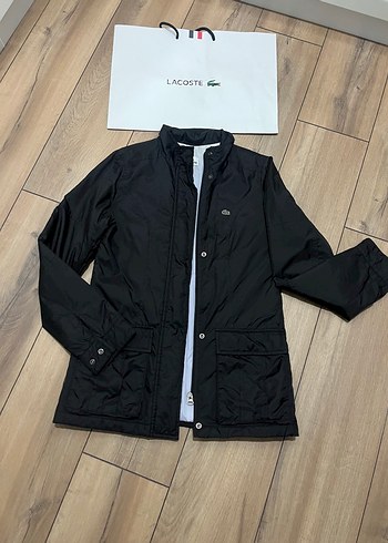 Lacoste Siyah Sehirlik Sisme Ceket
