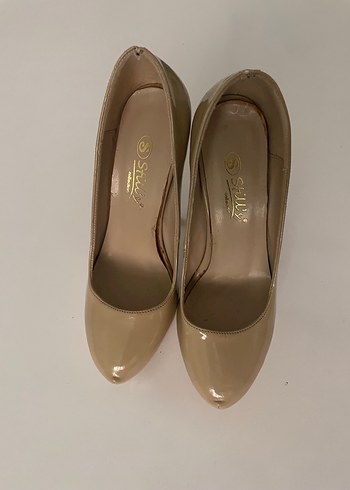 Bej Platform Topuklu Ayakkabı - Görsel 3