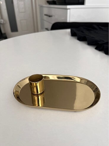 Beden altın Renk H&M Home Şamdan