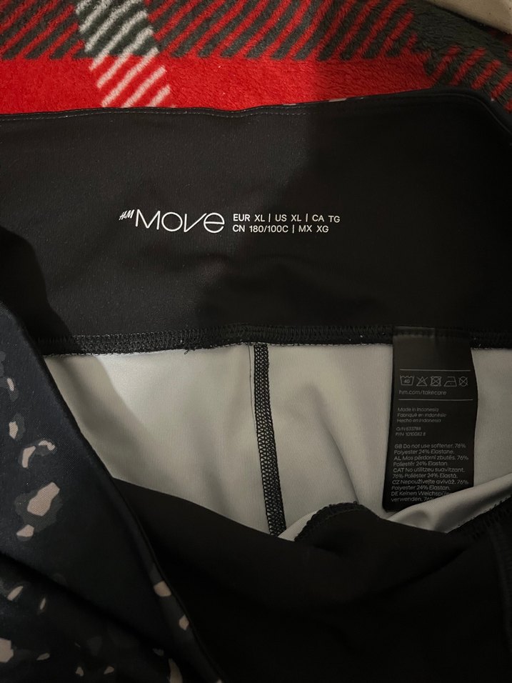 Kadın Siyah desenli tayt - Görsel 2