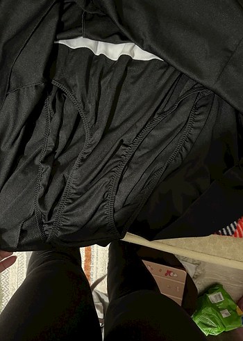 Siyah Straplez etekli mayo - Görsel 2