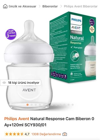 Philips Avent 0-3 Ay Antikolik Biberon 125 ml - Görsel 3