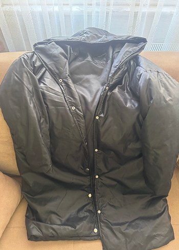 Düğmeli Siyah Kadın Ceket - Görsel 2