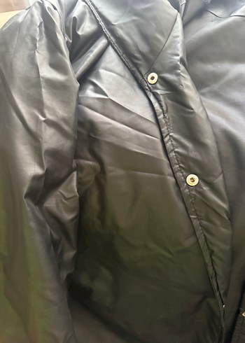 Düğmeli Siyah Kadın Ceket - Görsel 4