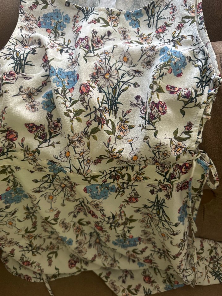 Çiçek Desenli Uzun Lohusa Sabahlık - Görsel 2