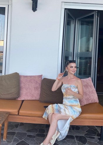 Şeffaf Strappy Mini Straplez Bustiyer - Görsel 3