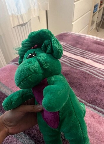 Yeşil dinozor peluş oyuncak 