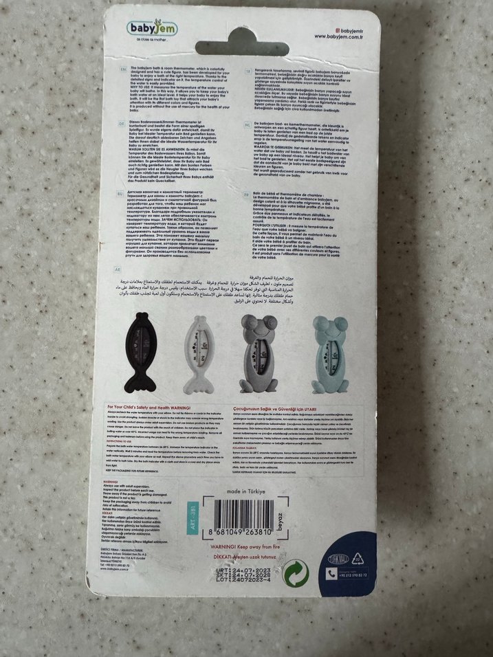 BabyJem Banyo ve Oda Termometresi - Görsel 3