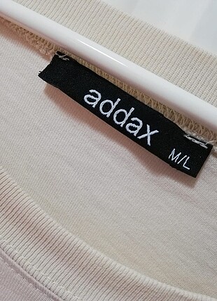 m Beden ten rengi Renk Addax Desenli Oversize T-shirt