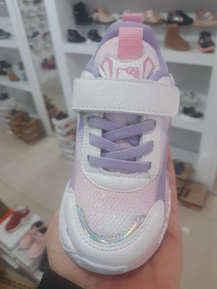 Kız Çocuk Renkli Sneaker Velcro Bağcıklı - Görsel 4