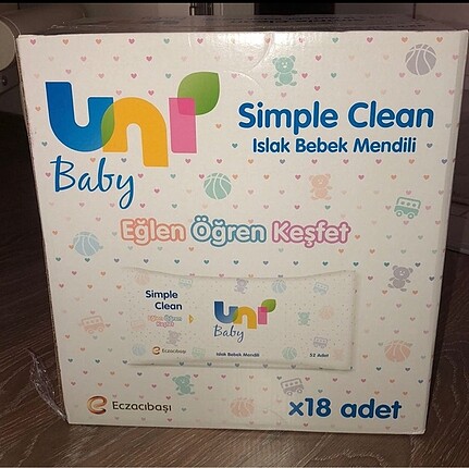 Unibaby ıslak mendil
